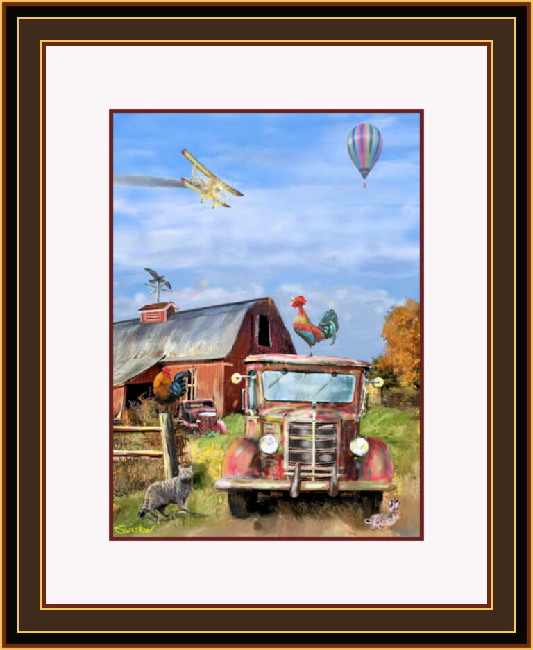 a truck,barn and 2bf ruster